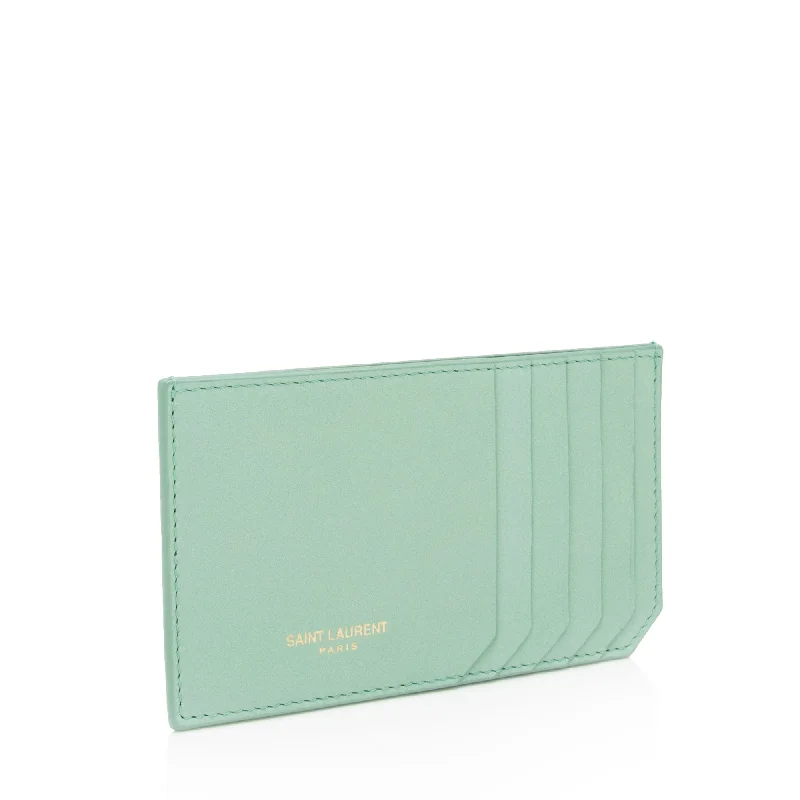 Saint Laurent Leather Card Case by2WGN