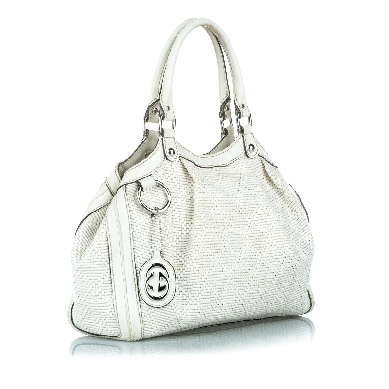 Gucci Diamante Sukey Canvas Shoulder Bag (32181)