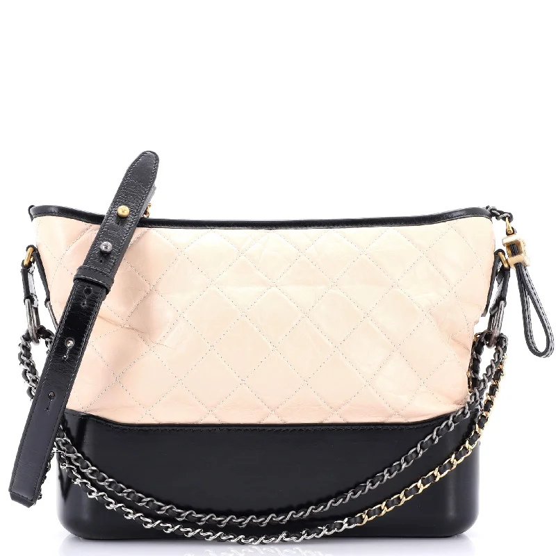 Gabrielle Hobo Quilted Aged Calfskin Medium