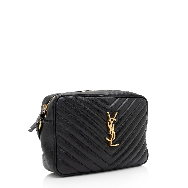 Saint Laurent Matelasse Calfskin Monogram Lou Camera Bag WWrnik