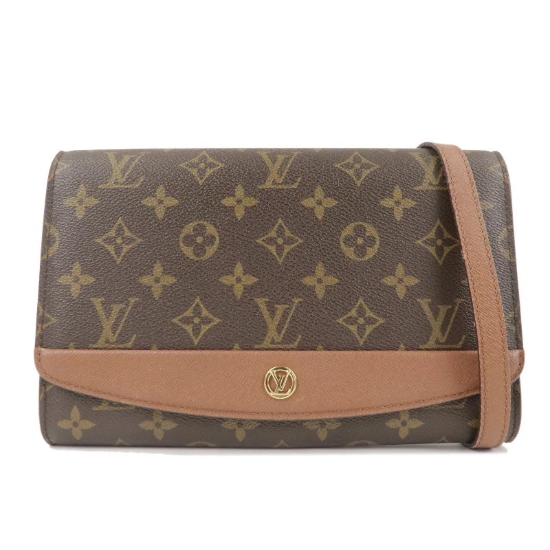 Louis Vuitton Monogram Bordeaux 24 Shoulder Bag Brown M51798