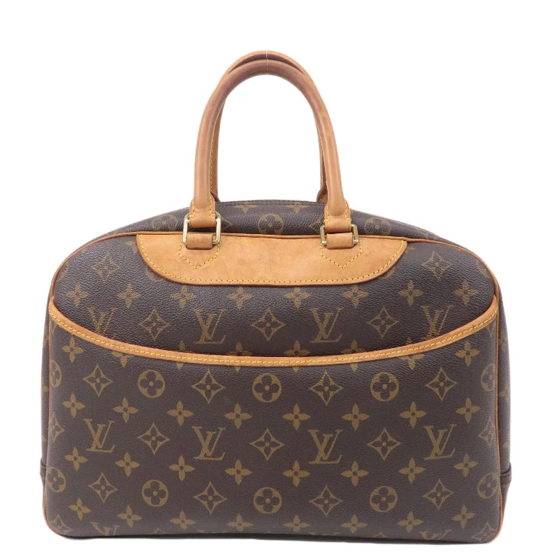 Louis Vuitton Monogram Deauville Hand Bag Brown M472700