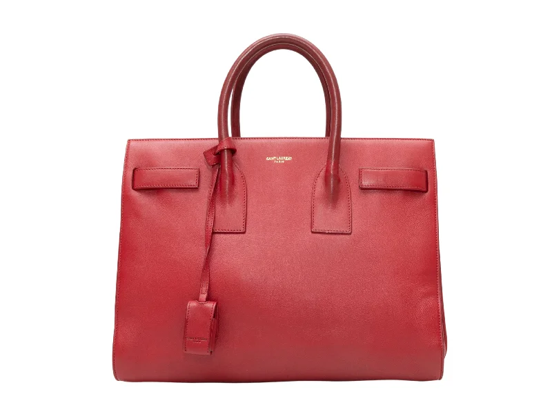 Red Saint Laurent Small 2014 Sac de Jour Bag