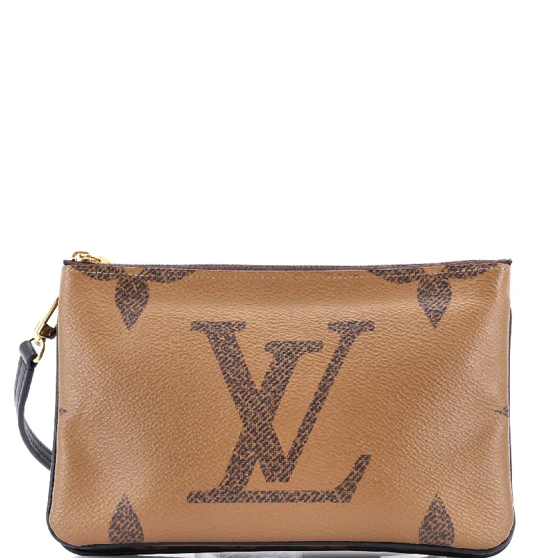 Double Zip Pochette Reverse Monogram Giant