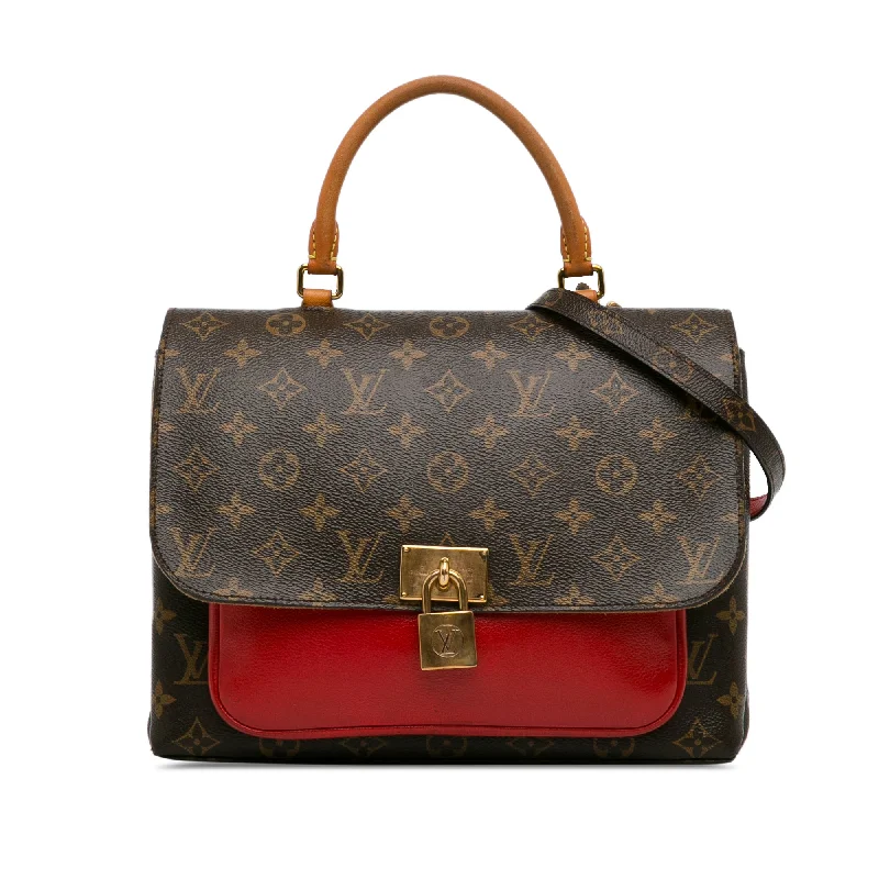 Brown Louis Vuitton Monogram Marignan Satchel