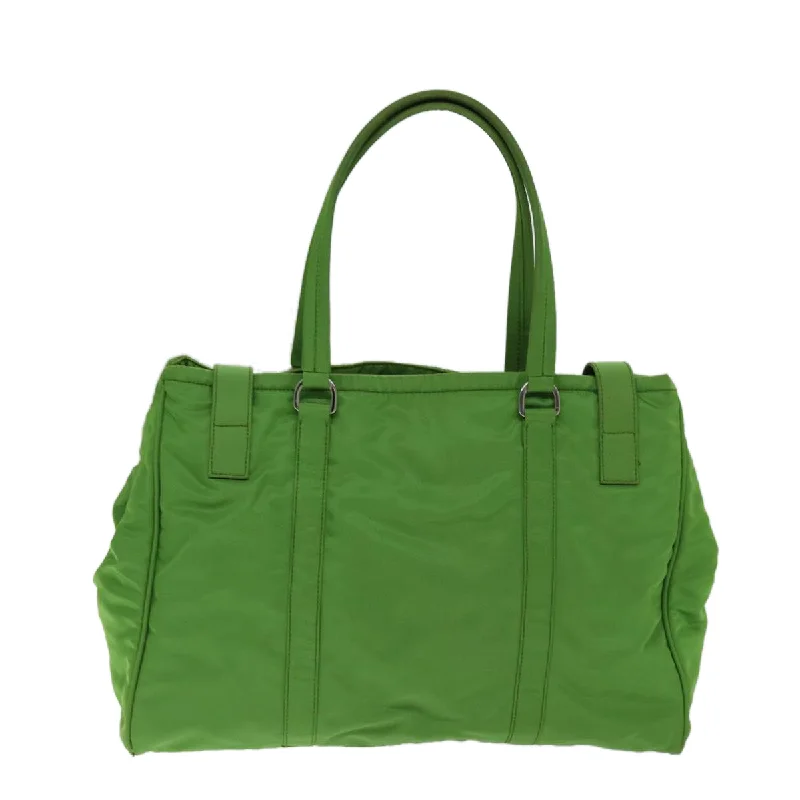 PRADA Shoulder Bag Nylon Green  74404