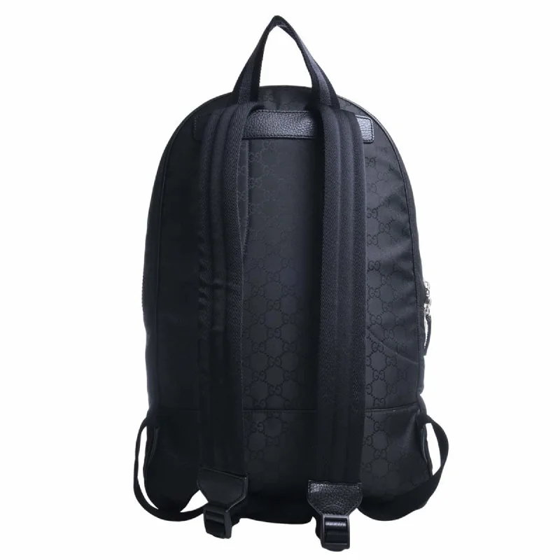 GUCCI GG nylon rucksack backpack 449181 black ladies