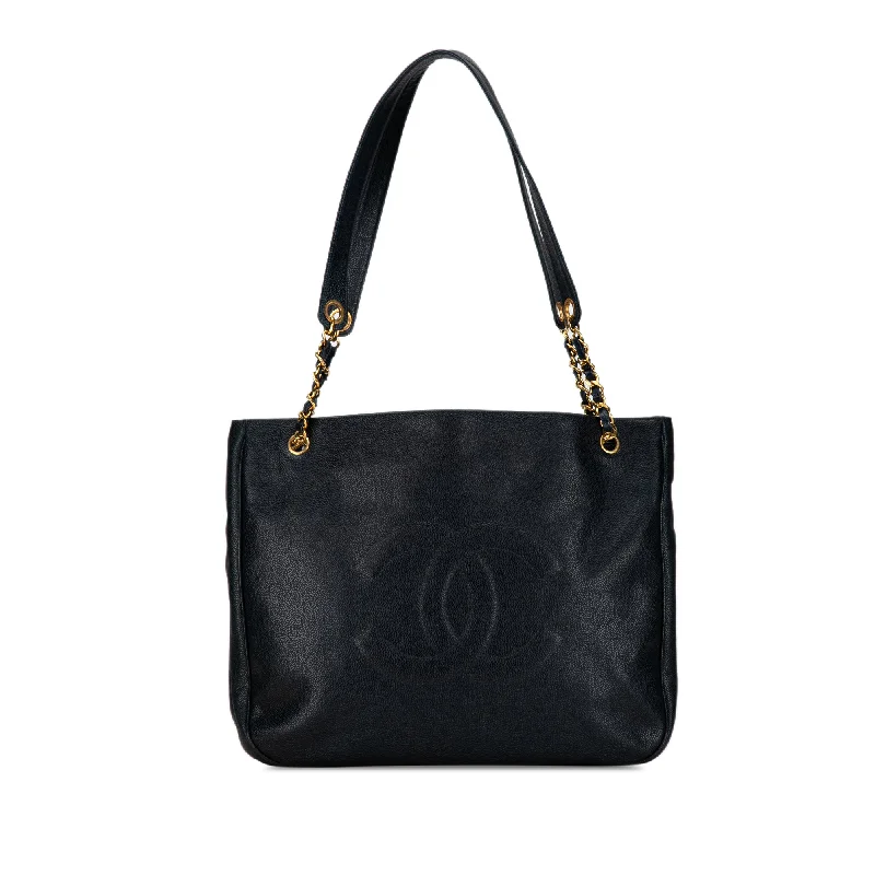 Black Chanel Caviar CC Tote