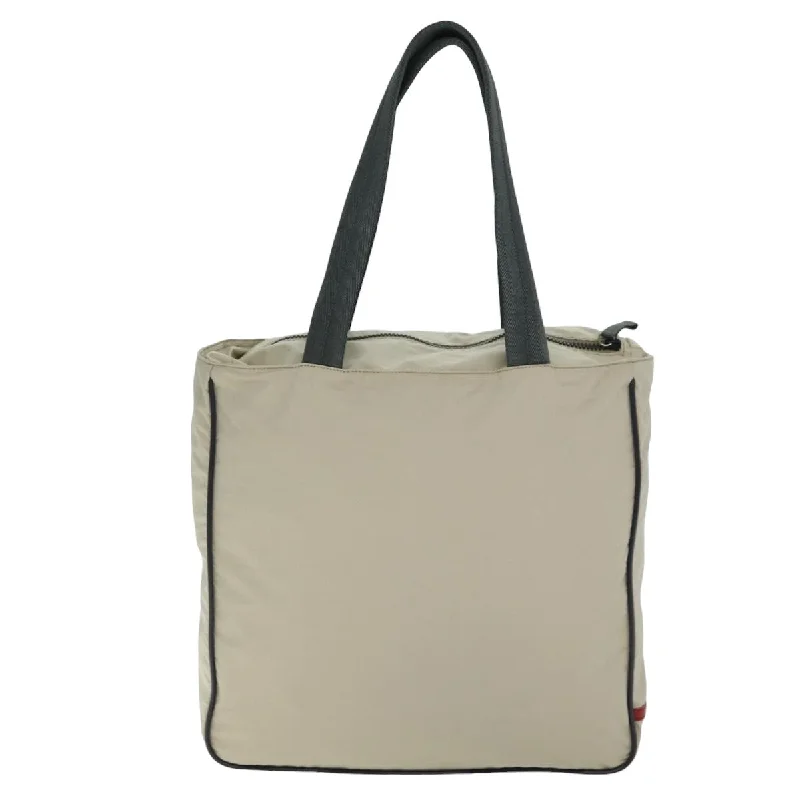 PRADA Sports Tote Bag Nylon Beige  ar11955B