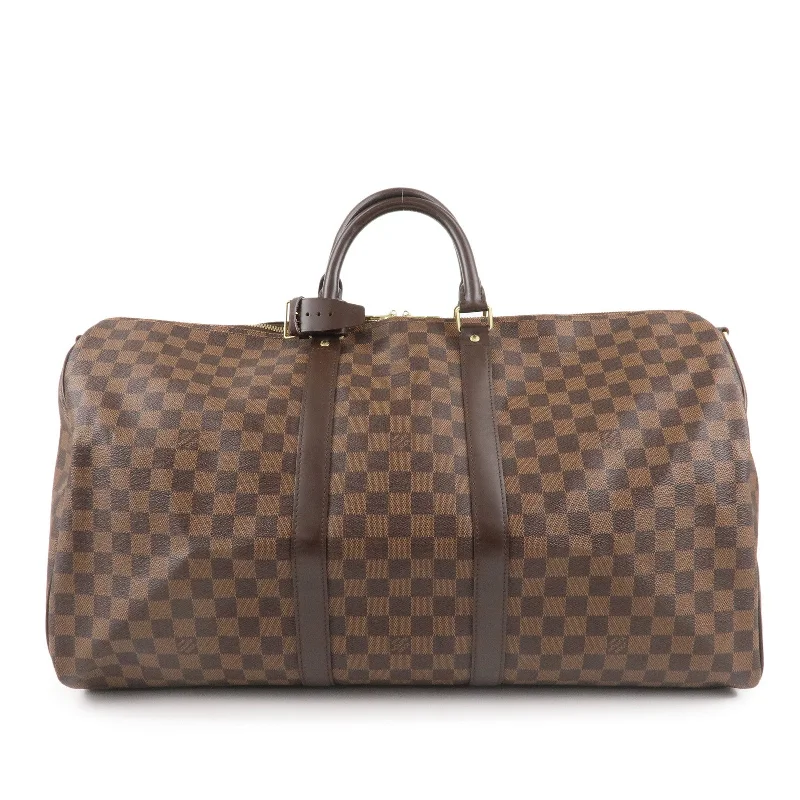 Louis Vuitton Damier Keep All Bandouliere 55 Boston Bag M41414