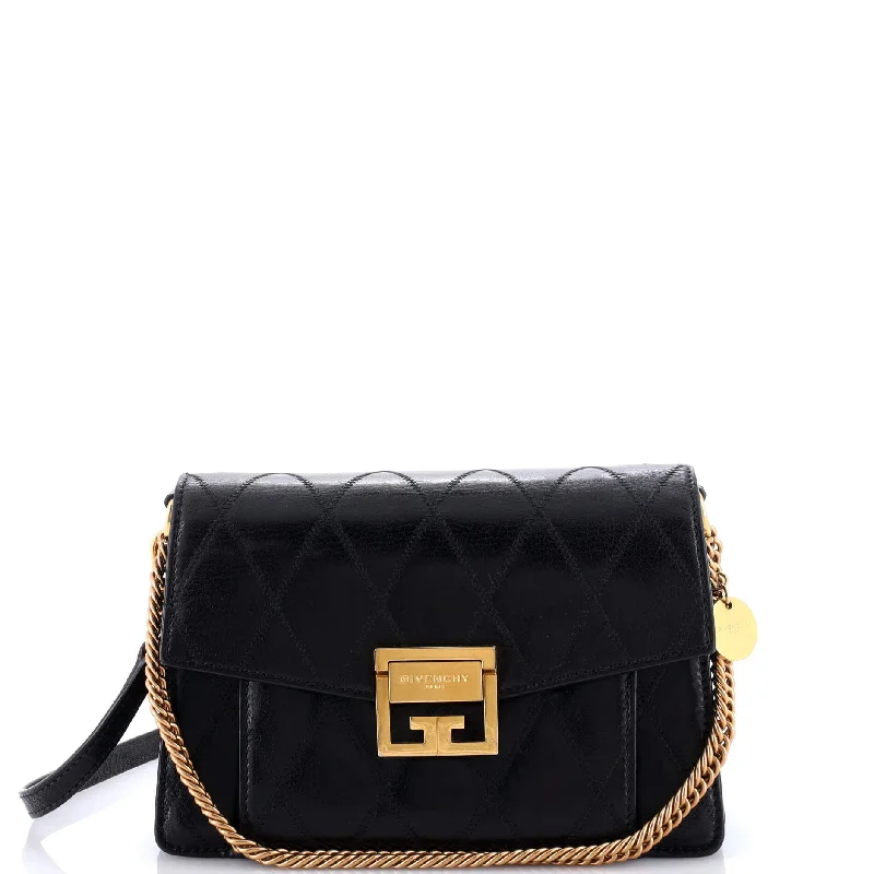 GV3 Flap Bag Quilted Leather Small