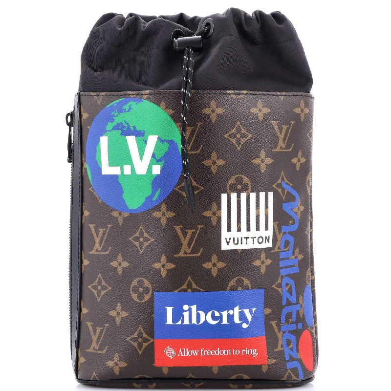 Chalk Sling Bag Limited Edition Logo Story Monogram Canvas