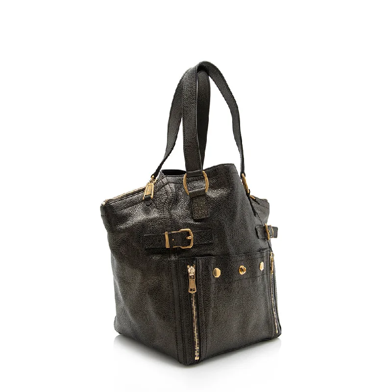 Saint Laurent Leather Downtown Small Tote - FINAL SALE 13914