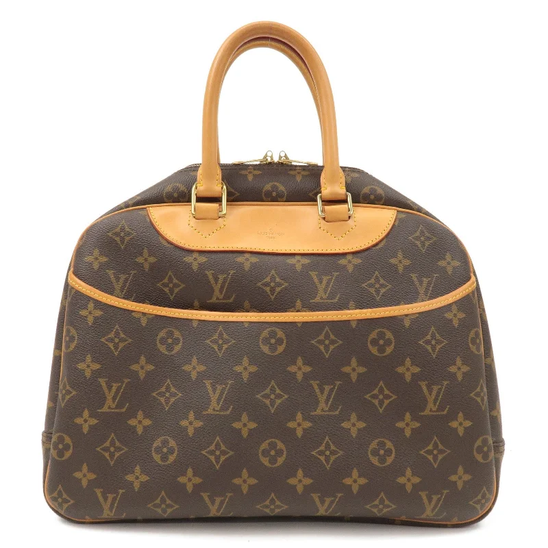 Louis Vuitton Monogram Deauville Hand Bag Brown M47270