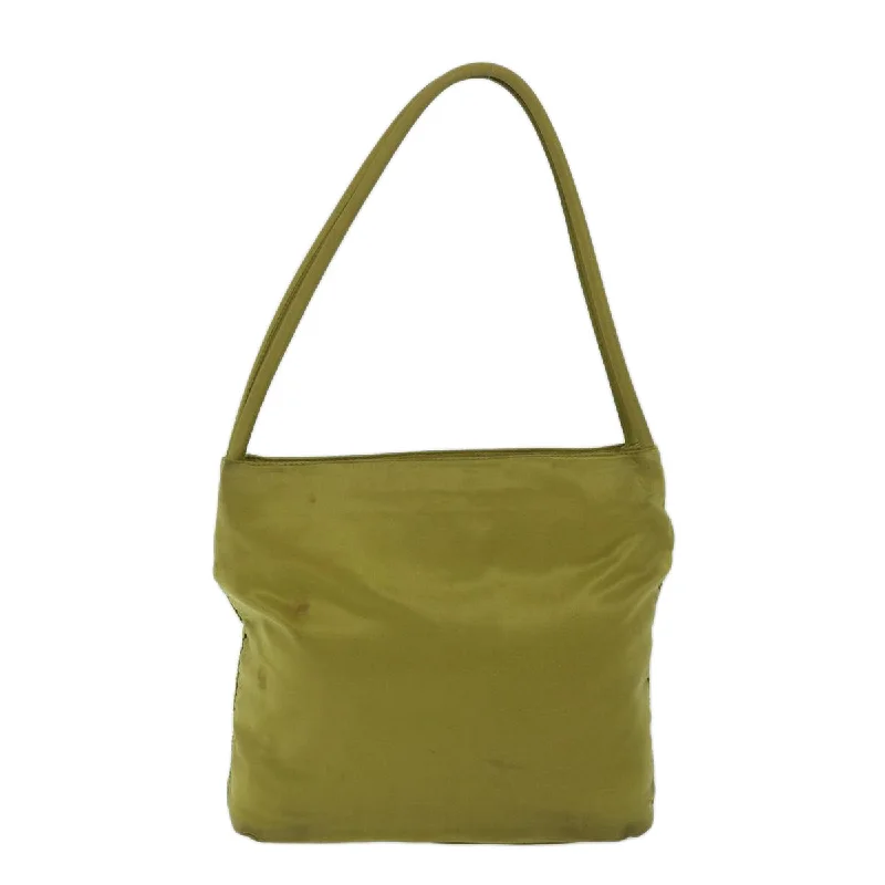 PRADA Shoulder Bag Nylon Khaki  69199