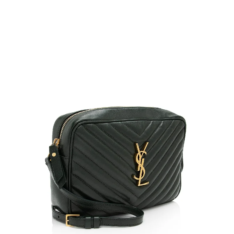 Saint Laurent Matelasse Calfskin Monogram Lou Camera Bag xQamfO