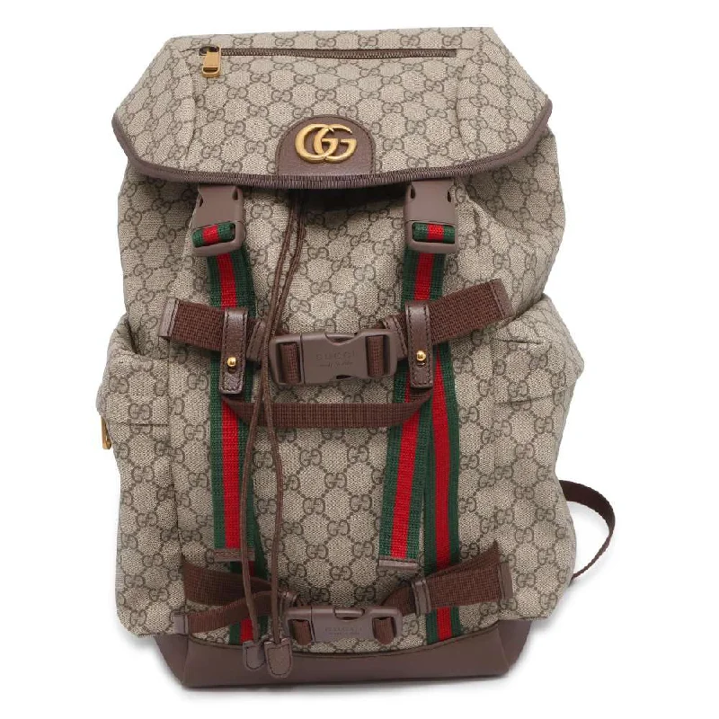 GUCCI GG Supreme Skateboard Backpack Beige/Brown 690999 GG SupremeCanvas