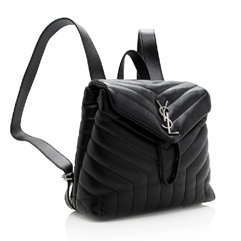 Saint Laurent Matelasse Calfskin LouLou Small Backpack 20896