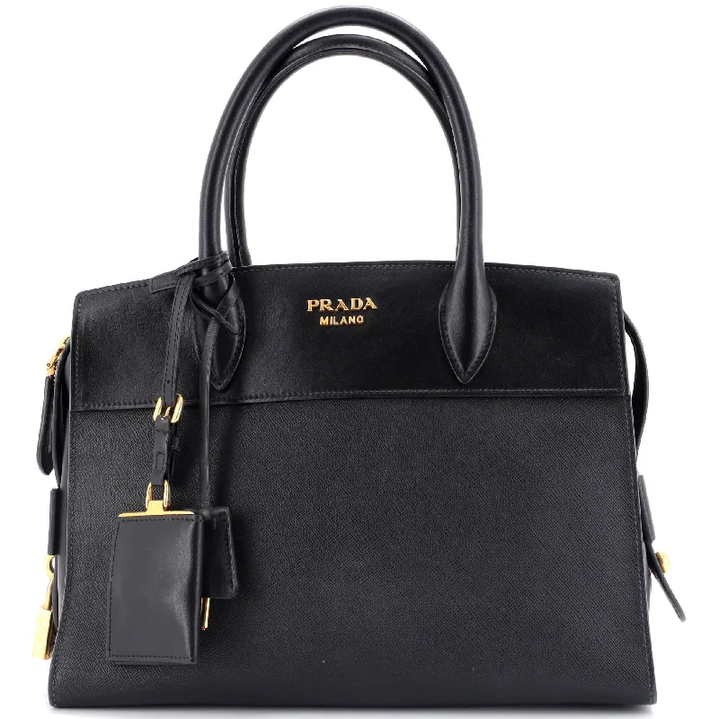 Esplanade Tote Saffiano with City Calf Medium