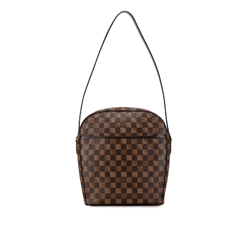 Brown Louis Vuitton Damier Ebene Ipanema GM Shoulder Bag