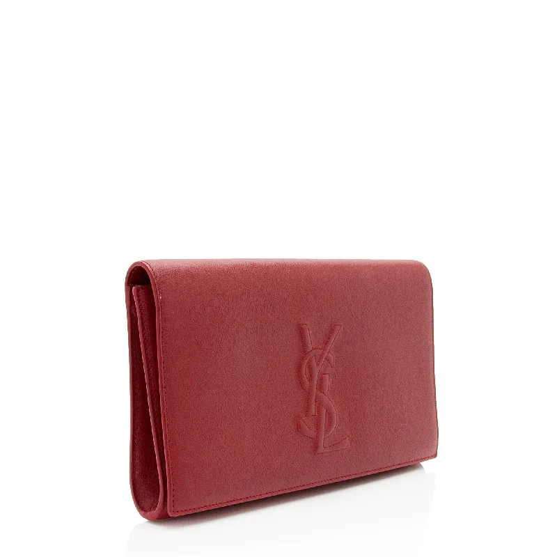 Saint Laurent Leather Belle de Jour Clutch XhElZl