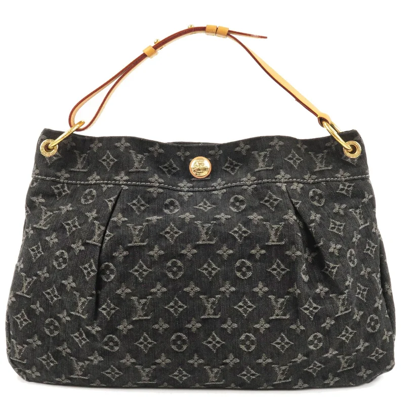 Louis Vuitton Monogram Denim Daily PM Shoulder Bag Noir M40494