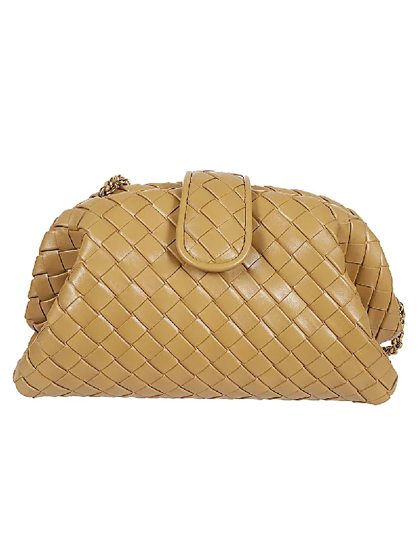 Bottega Veneta Women Teen Lauren 1980 Leather Clutch