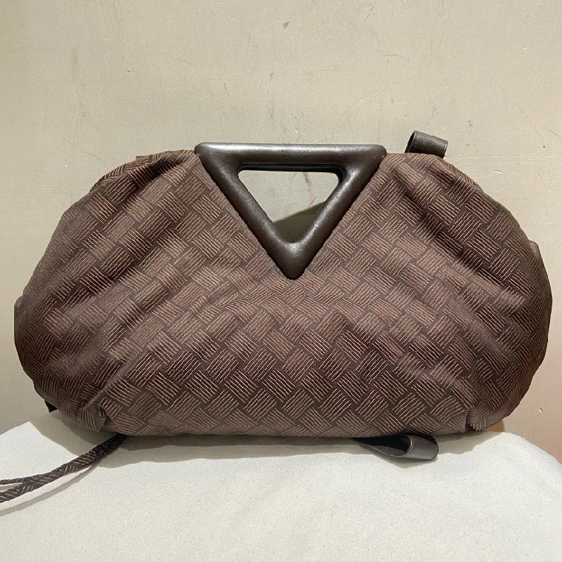 Bottega Veneta Brown Crossbody Bag Small Triangular Handle