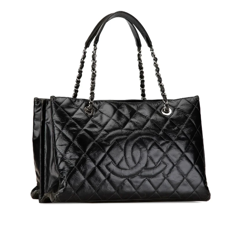 Chanel CC Crumpled Calfskin Shopping Tote (uO1fXX)