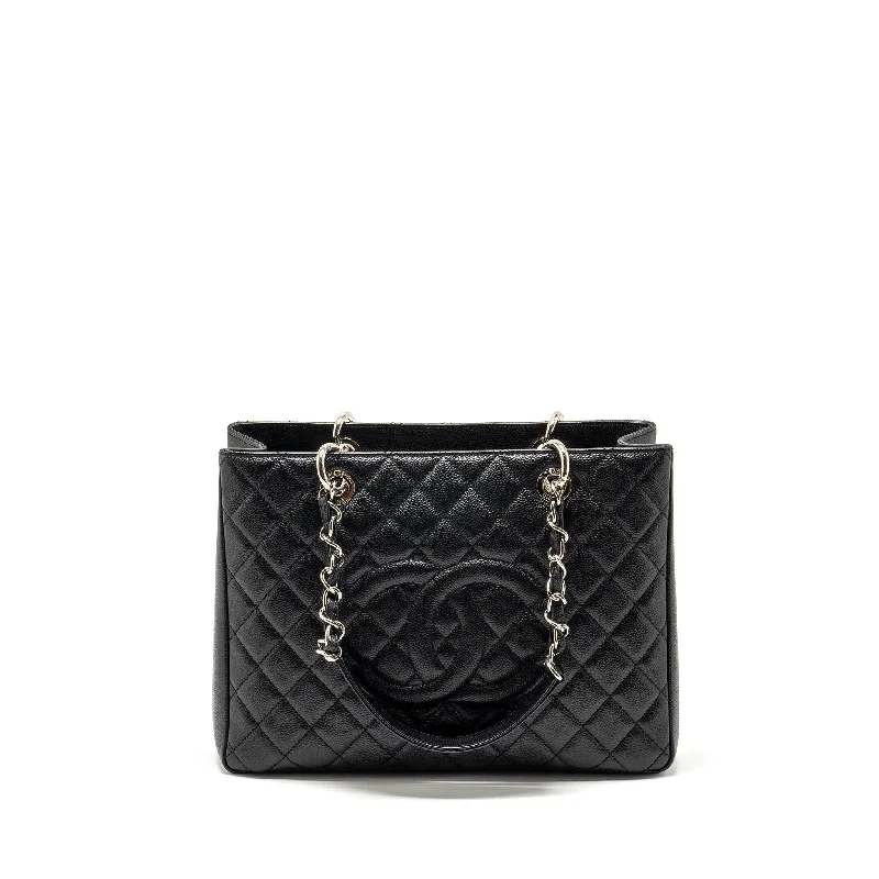 Chanel Grand Shopping Tote bag caviar black SHW