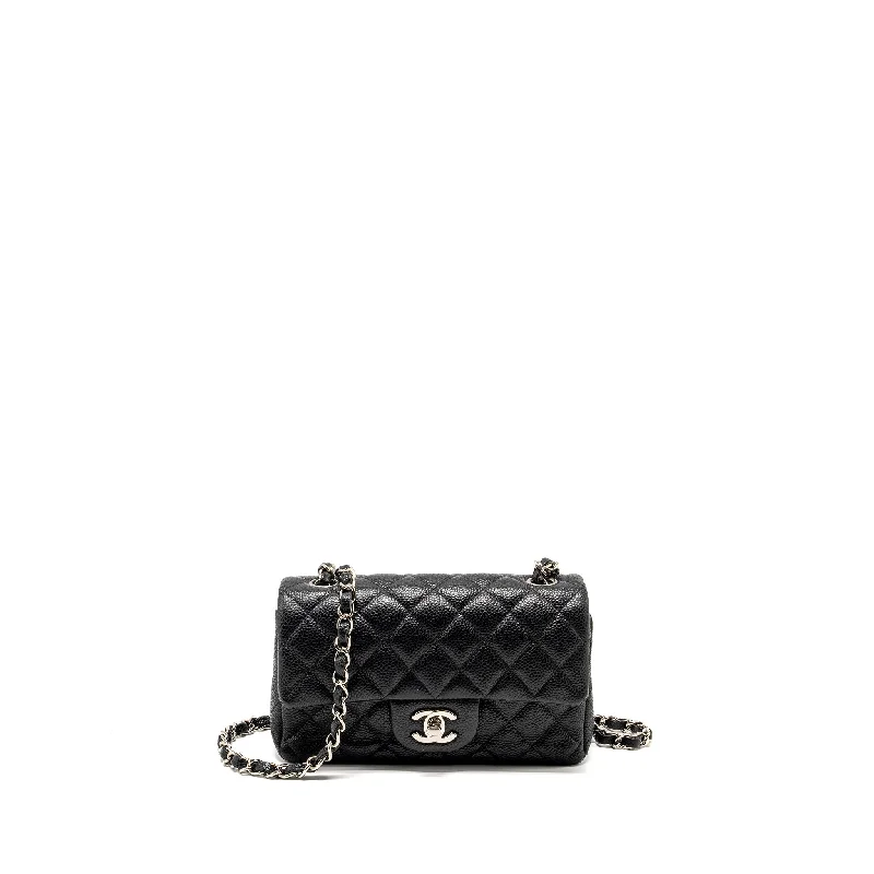 Chanel Mini Rectangular Flap Bag caviar black SHW