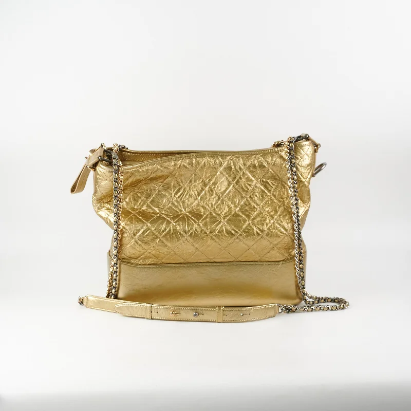 Chanel Gabrielle Hobo Large Gold