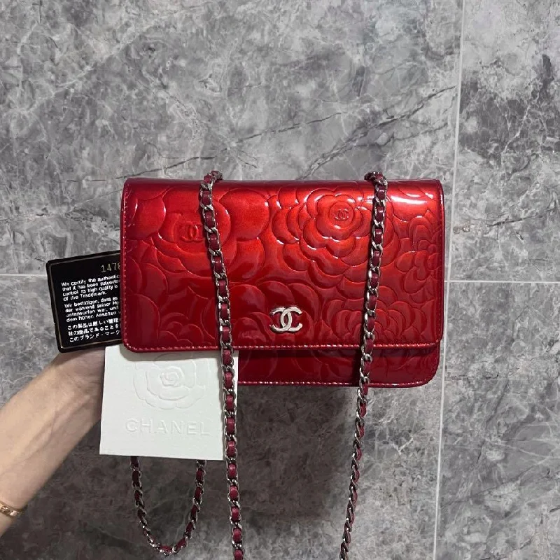 Camellia Wallet On Chain WOC Red No 14