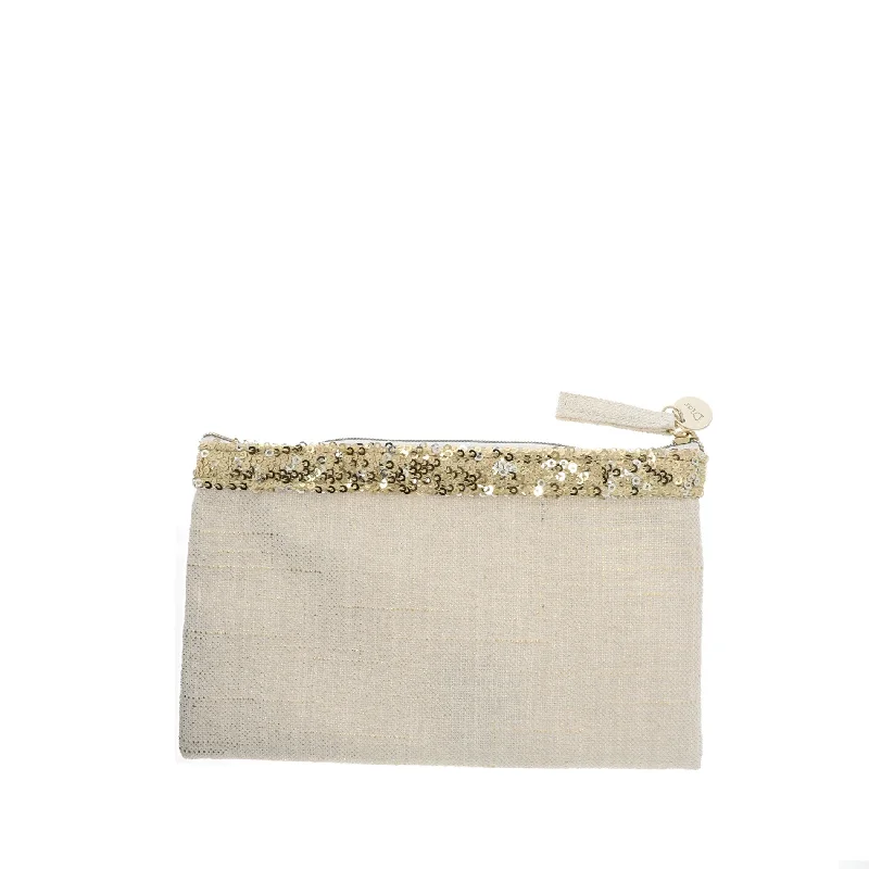 CHRISTIAN DIOR Pouch in White Fabric