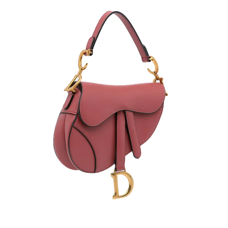 Dior Mini Leather Saddle Bag (iNrQ7F)