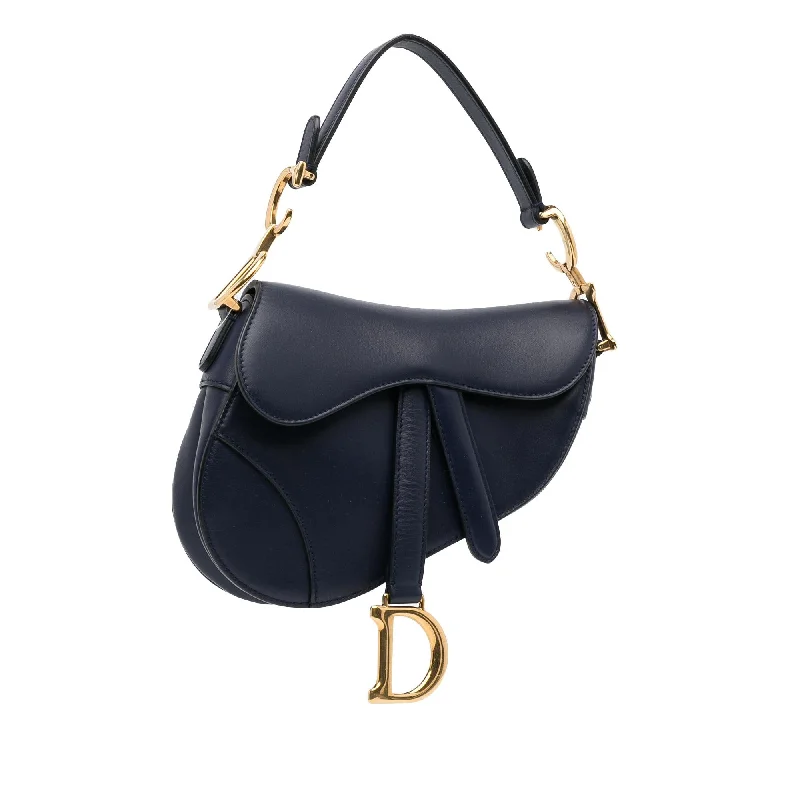 Dior Mini Leather Saddle Bag (lCrEYM)